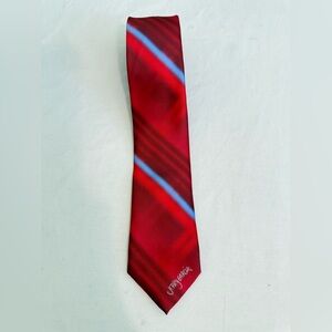 Jerry Garcia Excelsior Tie Necktie Red Blue Purple Diagonal Striped 3" x 58"